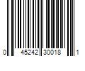 Barcode Image for UPC code 045242300181. Product Name: Milwaukee 2-1/2 in. Drywall Access Sawzall Blade