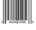 Barcode Image for UPC code 045299040566