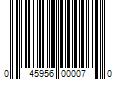 Barcode Image for UPC code 045956000070