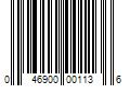 Barcode Image for UPC code 046900001136