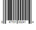 Barcode Image for UPC code 047701002414. Product Name: PRESTIGE BRANDS HOLDINGS INC Dentek Temparin Max Repair Kit