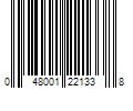 Barcode Image for UPC code 048001221338
