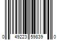 Barcode Image for UPC code 049223598390. Product Name: The Hillman Group Hillman 536239 Magnetic Hook  Silver  Zinc Plated  1 Piece (9lb)