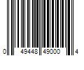 Barcode Image for UPC code 049448490004. Product Name: JOHNSON LEVEL & TOOL MFG CO INC Johnson 98 in. L x 4.75 in. W Cutting Guide 1 pc.