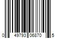 Barcode Image for UPC code 049793068705. Product Name: Prime-Line 1.5-in Bottom-Mount Sliding Closet Door Roller Assembly | N 6870