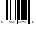 Barcode Image for UPC code 049793072405. Product Name: Prime-Line White Mounting Template | R 7240