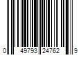 Barcode Image for UPC code 049793247629. Product Name: Segal 14 in. to 22 in. W x 21 in. H Carbon Steel Fixed 4-Bar Window Guard, Black
