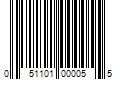 Barcode Image for UPC code 051101000055. Product Name: Faulk s Game Call Co Inc Faulk s EKT-10 Elk Call