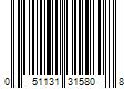 Barcode Image for UPC code 051131315808. Product Name: 3M 1 Pint Bondo Professional Fast Dry Filler