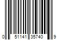 Barcode Image for UPC code 051141357409