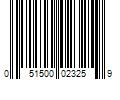 Barcode Image for UPC code 051500023259