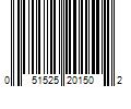 Barcode Image for UPC code 051525201502. Product Name: Butler Creek Flip-Open Scope Cover  Fits 1.66  X 1.45  Eye  Size 15  Black