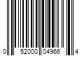 Barcode Image for UPC code 052000049664. Product Name: Gatorade Gx Sports Drink Concentrate Pods - Glacier Cherry