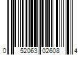 Barcode Image for UPC code 052063026084. Product Name: NDS 4-in x 10-ft Corrugated French Drain Pipe in White | EZ-0802F