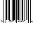 Barcode Image for UPC code 052063404004. Product Name: NDS 4 in. x 4 ft. PVC Speed-D Channel Drain