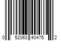 Barcode Image for UPC code 052063404752. Product Name: NDS PVC Sewer and Drain Tee, 4 in. Hub X Hub X Hub | L4P01