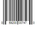 Barcode Image for UPC code 059200007470