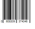 Barcode Image for UPC code 0608309374046. Product Name: Fastenmaster 5915129 No. 9 x 2 in. Square Head Carbon Steel Trim Screw  75 Per box