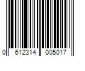 Barcode Image for UPC code 0612314005017. Product Name: CURT 5/8 in. Hitch Pin (2 in. or 2-1/2 in. Receiver, Zinc, Packaged), 21581