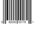 Barcode Image for UPC code 062000001791
