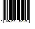 Barcode Image for UPC code 0624152205108. Product Name: Nisim International Nisim Fast Shampoo & Conditioner No Sulfates  Parabens & DEA 10 oz each