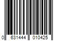 Barcode Image for UPC code 0631444010425. Product Name: GCI Outdoor SunShade Comfort Pro Chair, Black/Geo Zig Zag