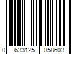 Barcode Image for UPC code 0633125058603. Product Name: Kennedy International Inc Bath Bliss Clear Solid Print PVC Shower Liners  72  x 70