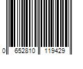 Barcode Image for UPC code 0652810119429