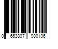 Barcode Image for UPC code 0663807980106. Product Name: Fastcap Llc FASTCAP Lefty/Righty 25  Tape Measure