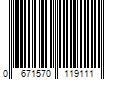 Barcode Image for UPC code 0671570119111. Product Name: Aquage Up All Night Volume Hair Foam-8 Oz