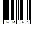 Barcode Image for UPC code 0671961406844. Product Name: Project Source 1-Light 8.25-in H White Outdoor Wall Light | 40684