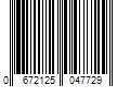 Barcode Image for UPC code 0672125047729