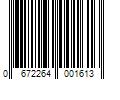 Barcode Image for UPC code 0672264001613. Product Name: Tsi Supercool A/C Comp Lube  Uv Dye  8 Oz  Flsh Pnt 442 F  Red/Yellow Tint