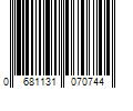 Barcode Image for UPC code 0681131070744. Product Name: Wal-Mart Stores  Inc. Equate Polaris Deep Cleaning VibraClean Toothbrush  Deep Cleaning Soft Bristles  Helps Remove Plaque  2 Count