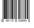 Barcode Image for UPC code 0681131308694. Product Name: onn. Indoor Dual-Color Amplified Antenna  50 Mile Range