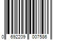Barcode Image for UPC code 0692209007586. Product Name: Powermaster XS Volt Denso Racing Alternator (Black) - 8158
