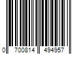 Barcode Image for UPC code 0700814494957. Product Name: GOLDEN RULE FASTENERS INC Goldenseal Zip-Seal 4-1/2 in. W X 15.25 in. L Plastic Retrofit Pipe Flashing Black