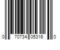 Barcode Image for UPC code 070734053160