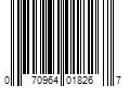 Barcode Image for UPC code 070964018267. Product Name: Carlstar Carlisle Radial Trail HD Trailer Tire - ST235/85R16 LRF 12PLY Rated