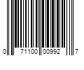 Barcode Image for UPC code 071100009927