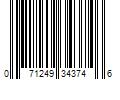 Barcode Image for UPC code 071249343746. Product Name: L Oreal Paris EverPure Blonde Shade Reviving Treatment  4.2 Fl Oz