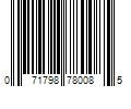 Barcode Image for UPC code 071798780085. Product Name: HDX 16 in. x 16 in. Multi-Purpose Microfiber Towel (24-Pack)