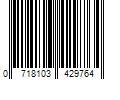 Barcode Image for UPC code 0718103429764. Product Name: Worklife Brands LLC. Emerge Vomax Bonded Leather Gaming Chair 61364