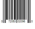 Barcode Image for UPC code 072053020960. Product Name: Gates Fuel Tank Cap