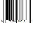 Barcode Image for UPC code 072220100181