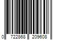 Barcode Image for UPC code 0722868209608