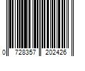 Barcode Image for UPC code 0728357202426. Product Name: Weasler 1.625 in. W Series Hub Pulley, 12 in. OD, 18 Gauge