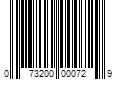 Barcode Image for UPC code 073200000729