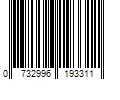 Barcode Image for UPC code 0732996193311