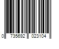 Barcode Image for UPC code 0735692023104. Product Name: Aluf Plastics 65 Gal. 1.5 mm Heavy-Duty Black Trash Bags (50 -Count) (D)